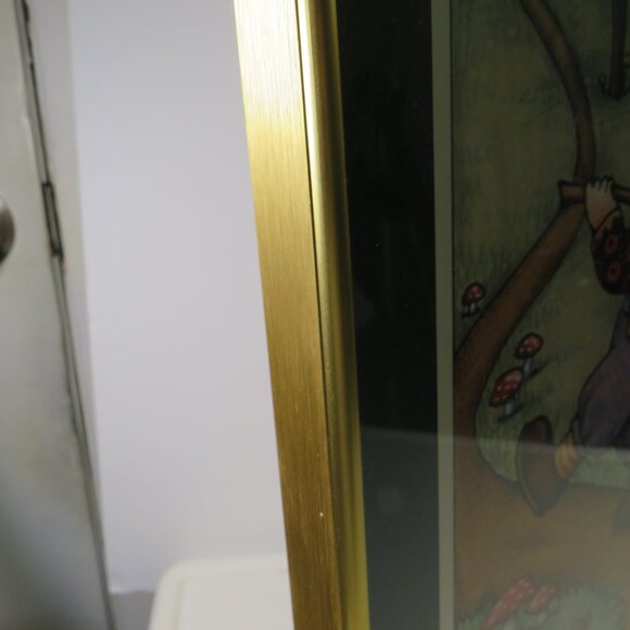 Mary Engelbreit "Don't Look Back" Metal Professionally Framed Glass & Matted - Picture 7 of 8